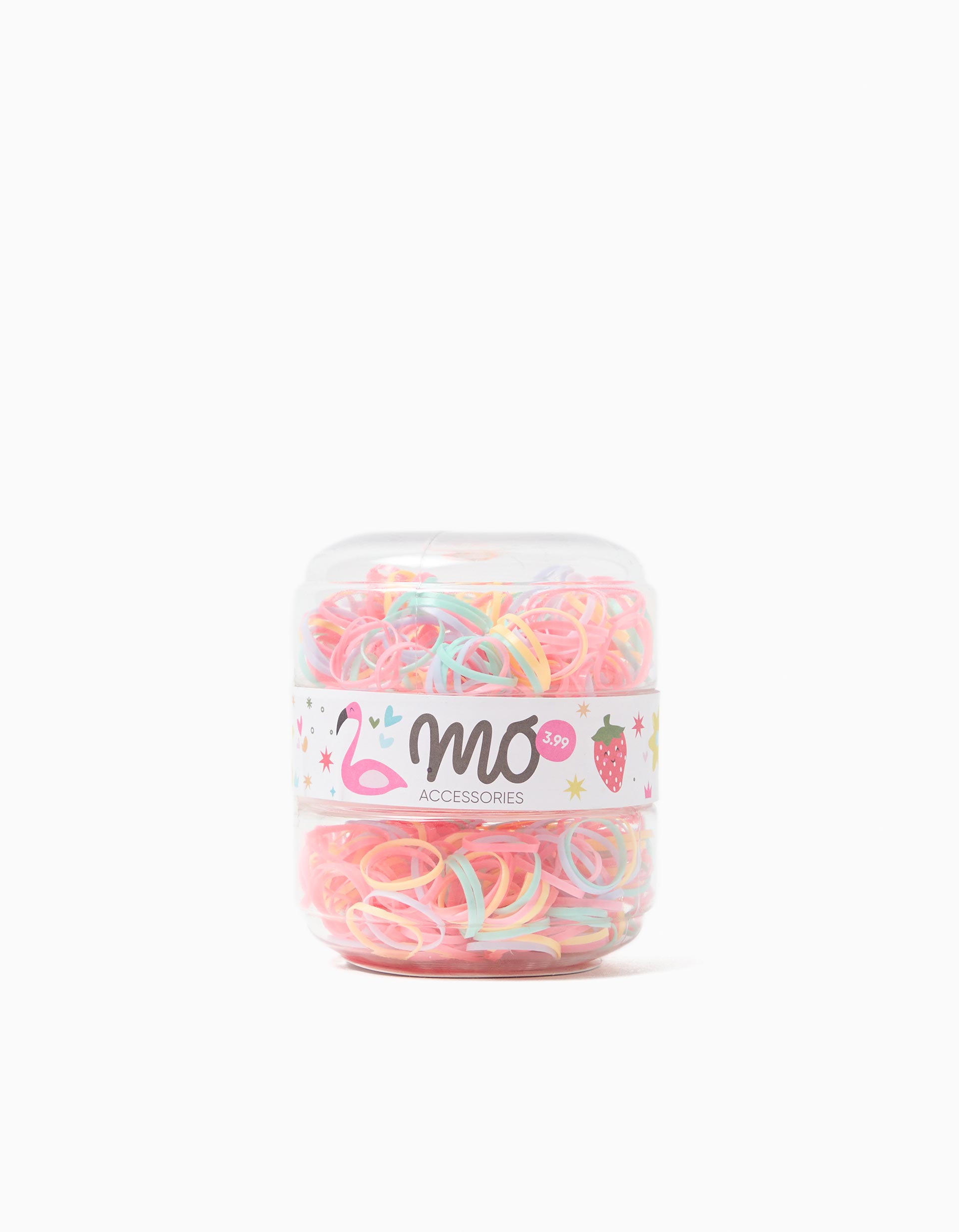 Pack 550 El&aacute;sticos de Cabelo, Menina, Multicor