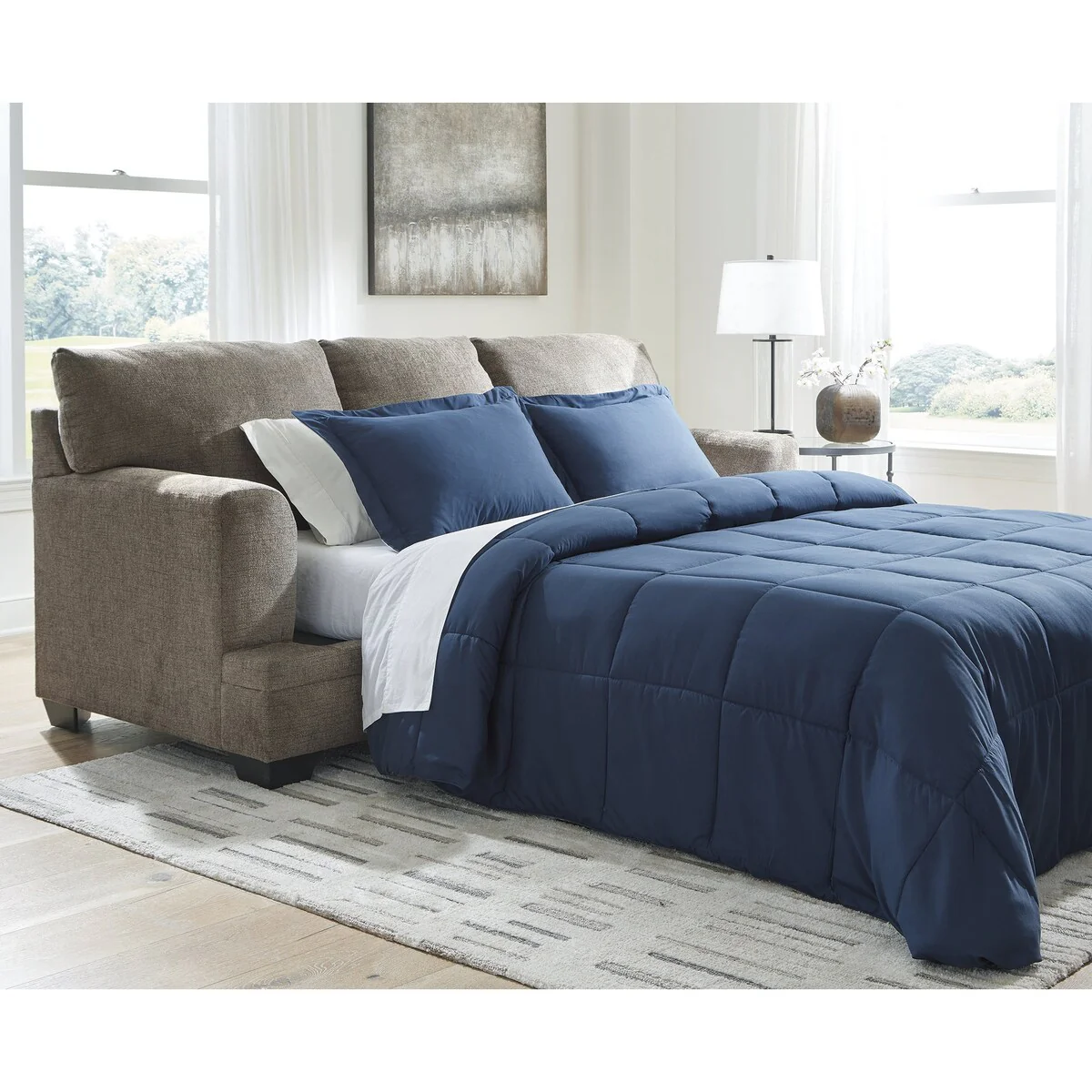 Signature Design by Ashley Stonemeade Queen Sofa Sleeper - 92 W x 41 D x 39 H