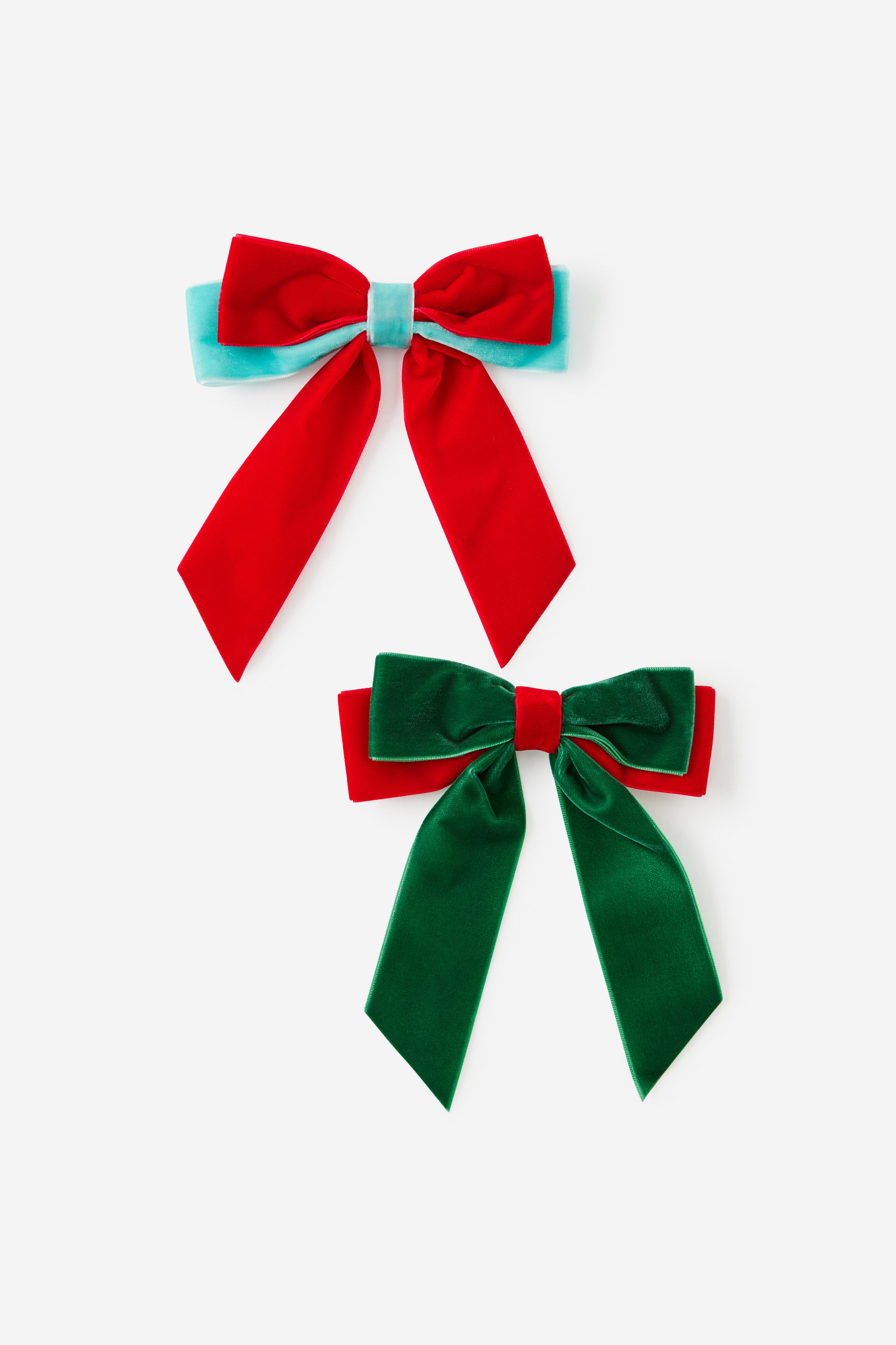 Med Velvet Bow 2Pk