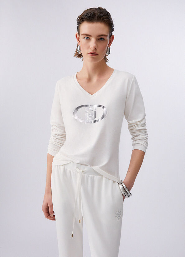 T-shirt a maniche lunghe