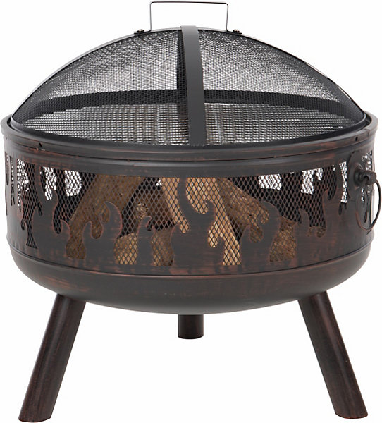 Braséro Décoratif Blazer avec grille et tisonnier