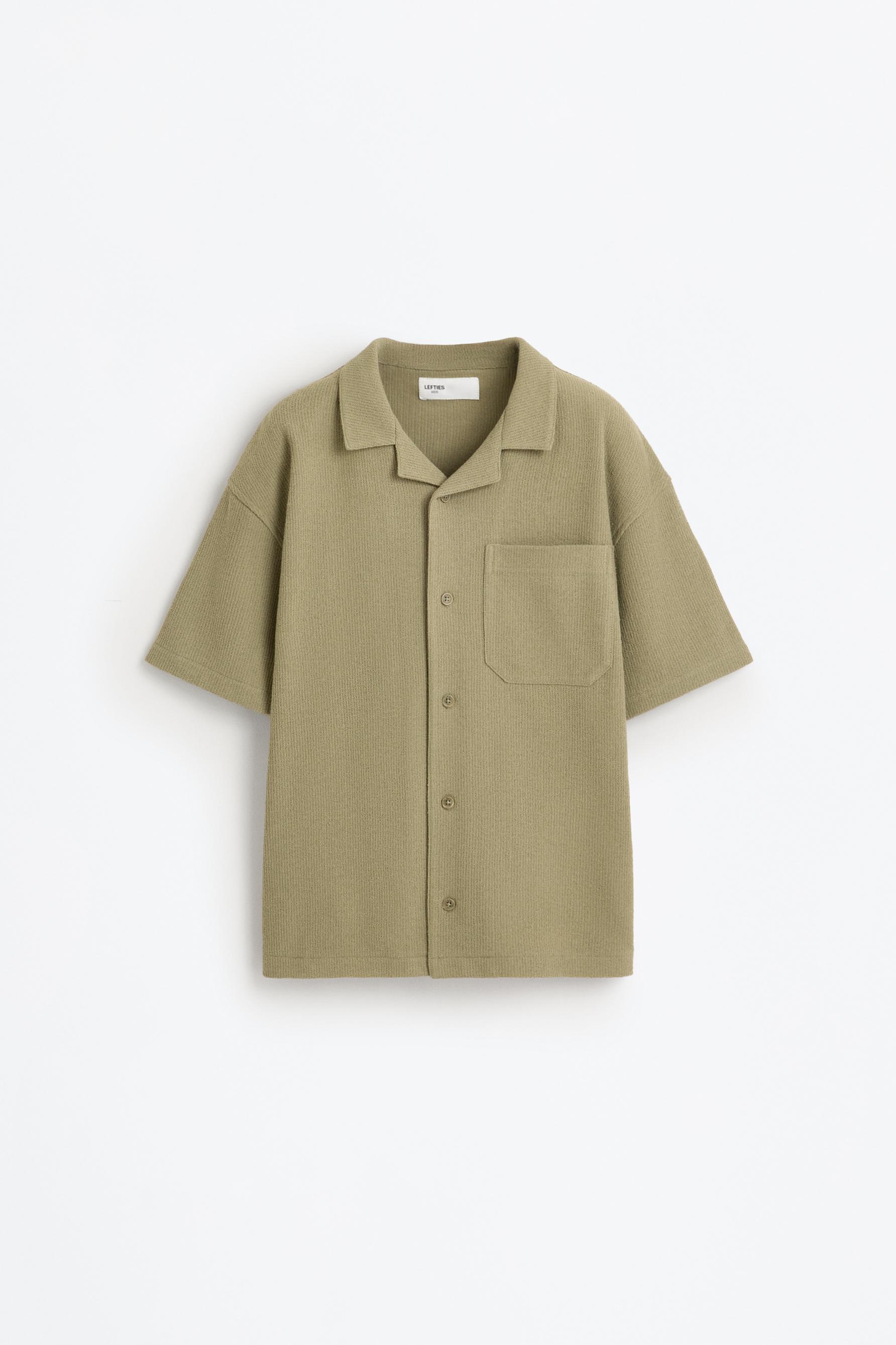 Camisa resort punto cortado