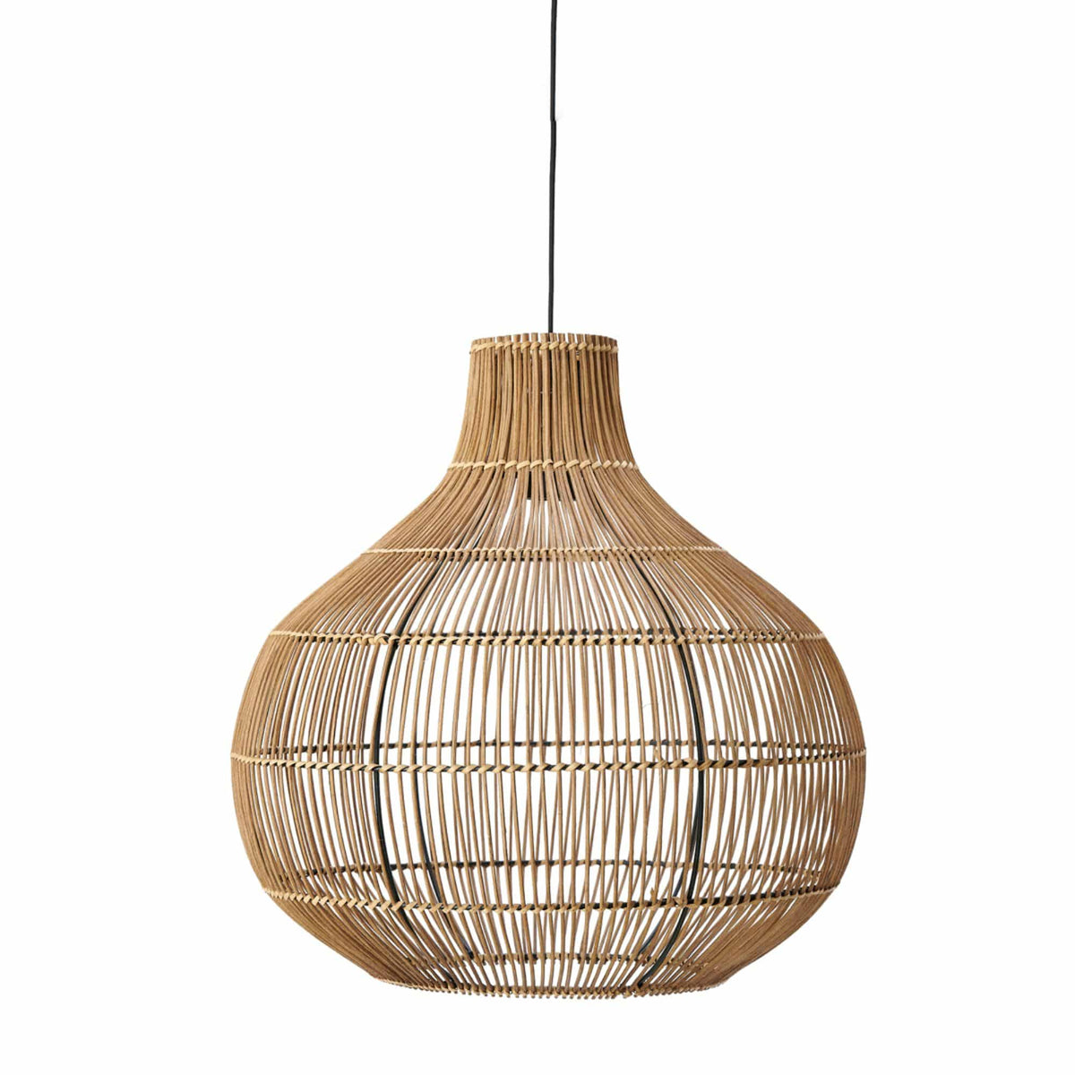 Light & Living hanglamp Pacino - bruin - Ø50cm