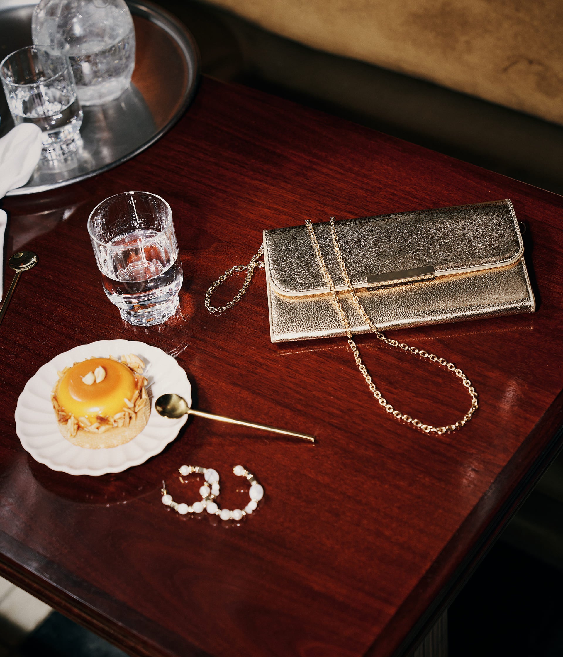 Pochette Aurélia doré