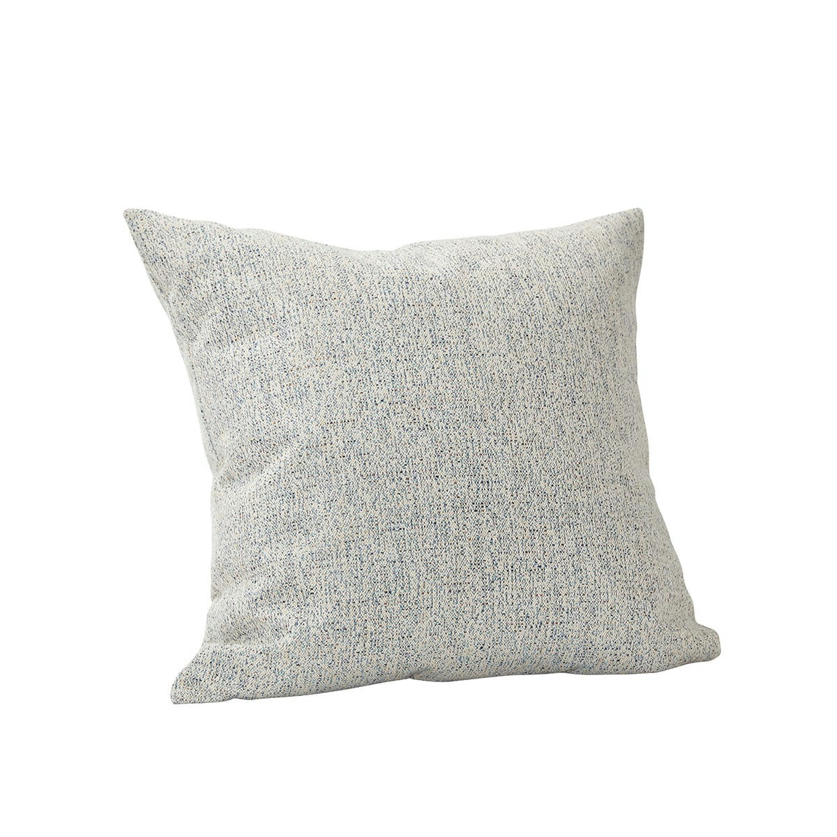 SPECKLE - Coussin en tissu blanc et bleu 60x60cm