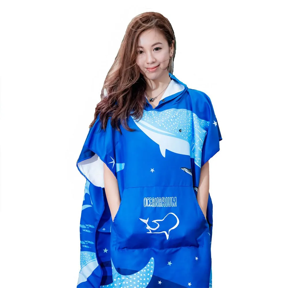 Oceanarium Whale Shark Cloak poncho