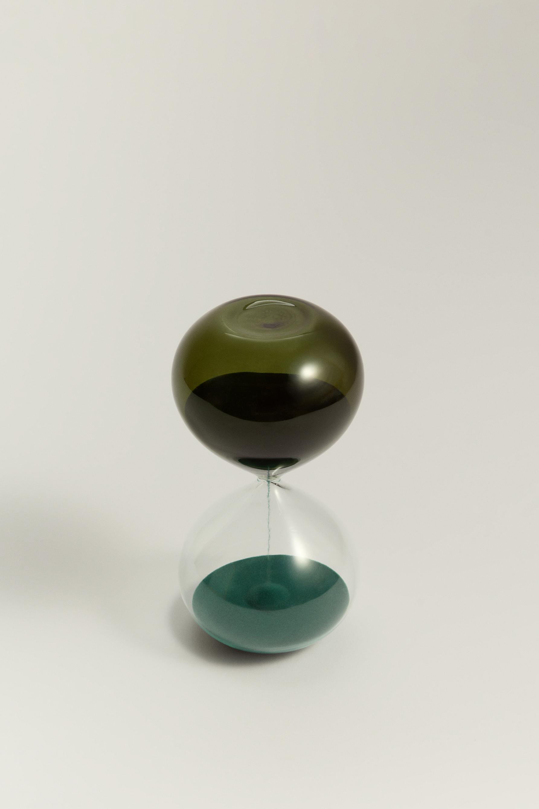 Reloj arena vidrio 18 x 9 cm