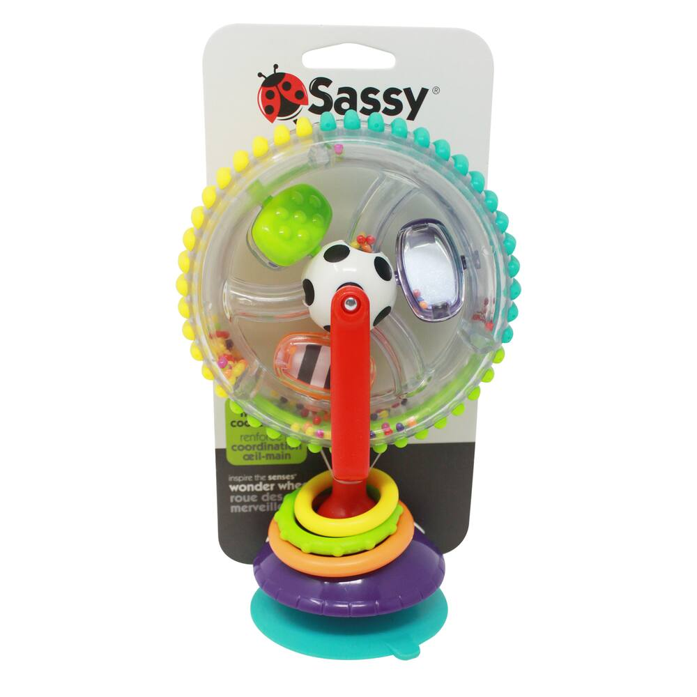 Sassy Wonder Wheel Baby Developmental Toy, Multi-Colour, Ages 0+