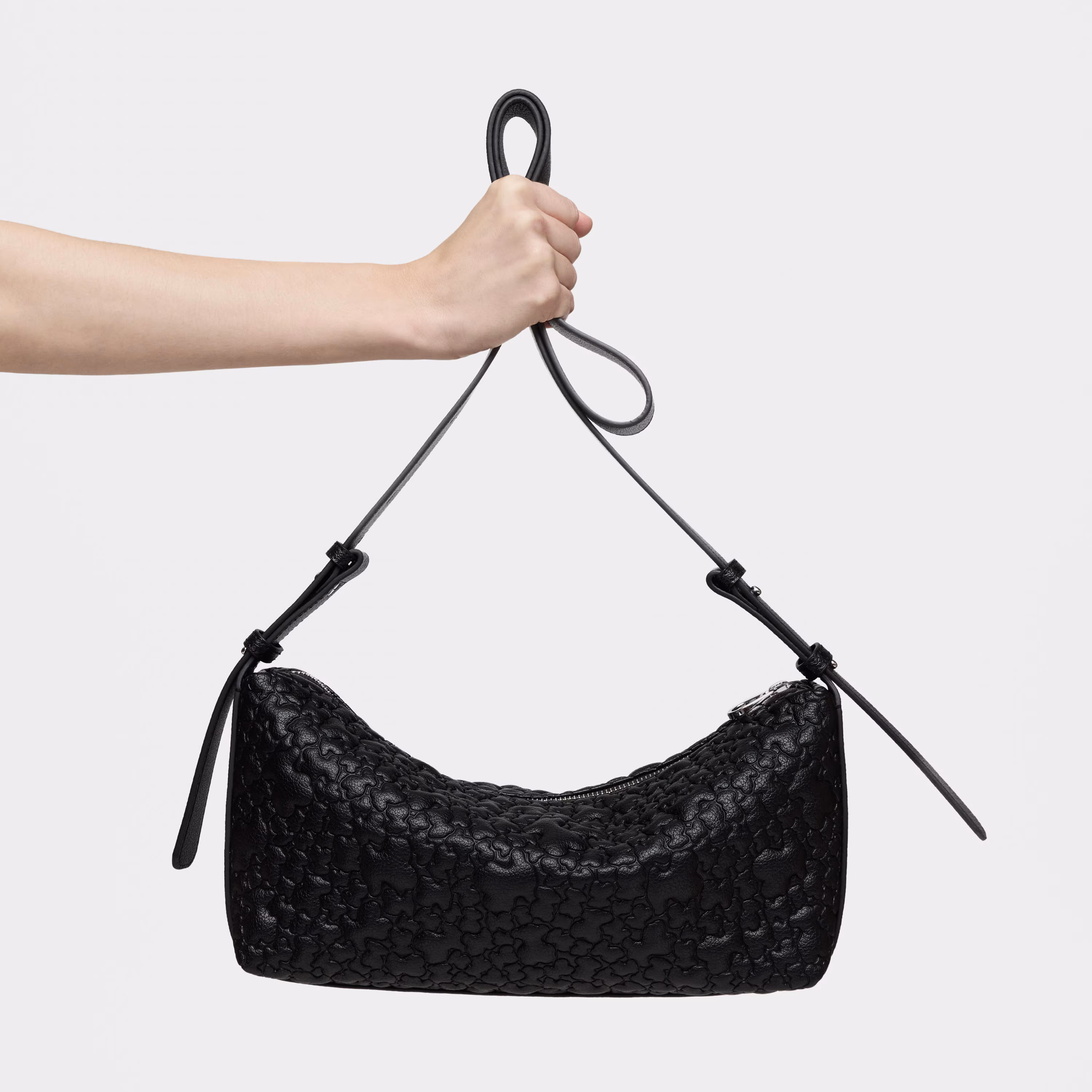 Bandolera negro Puffy Bear