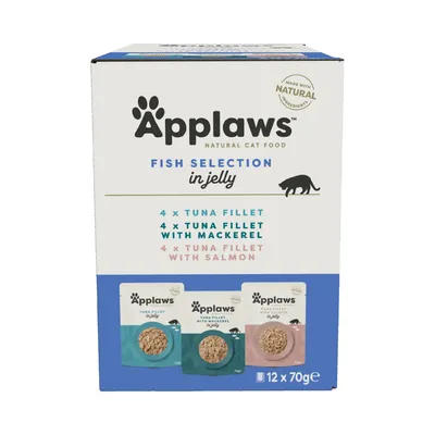 Applaws Pouches Cat Food in Jelly Mixed Pack 12 x 70g
