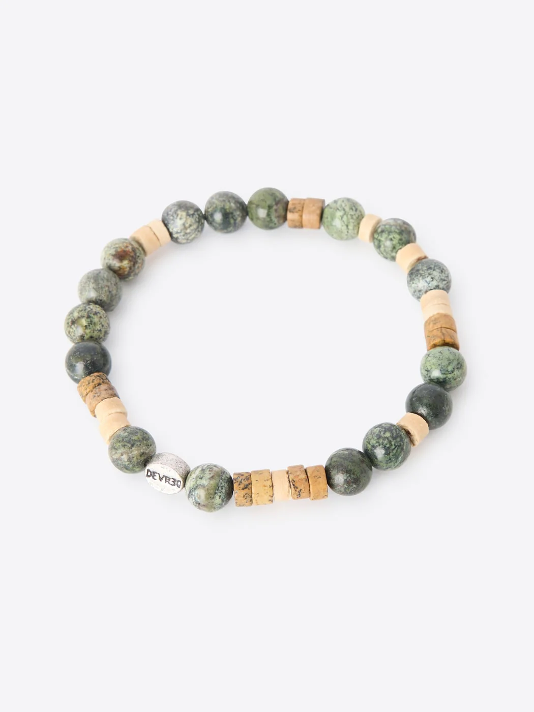 Bracelet en perles  bicolore