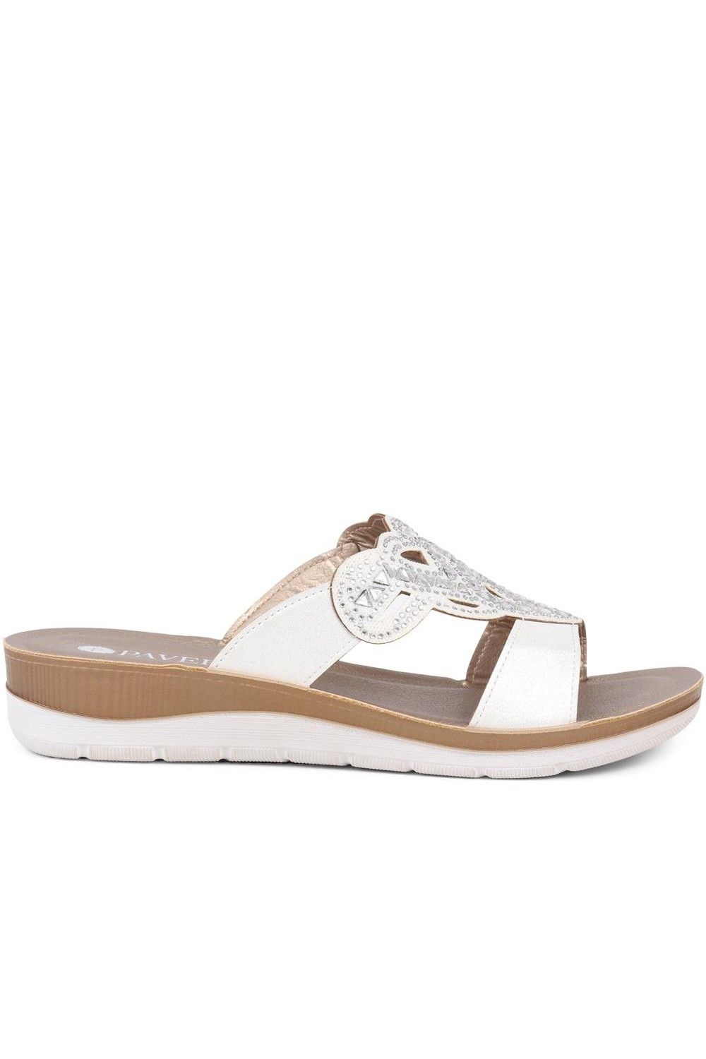 Pavers Embellished Mule Sandals