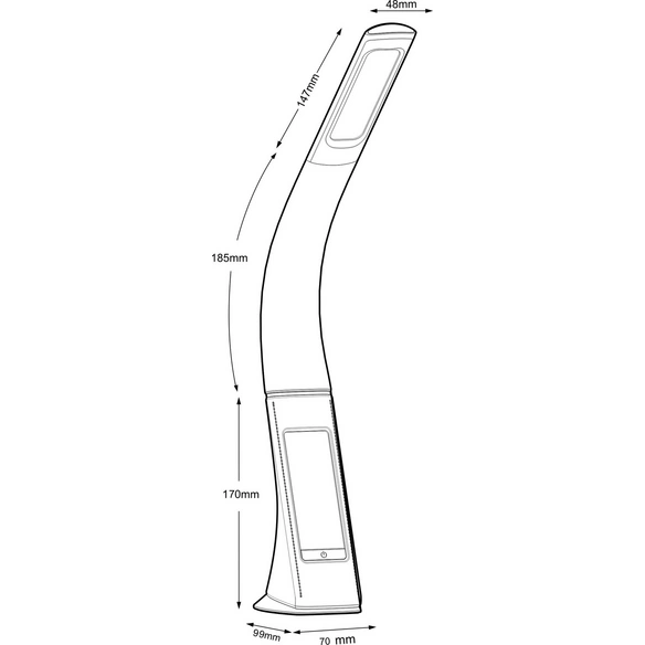 Tischleuchte »Sophie«, inkl. Leuchtmittel, Höhe: 50 cm