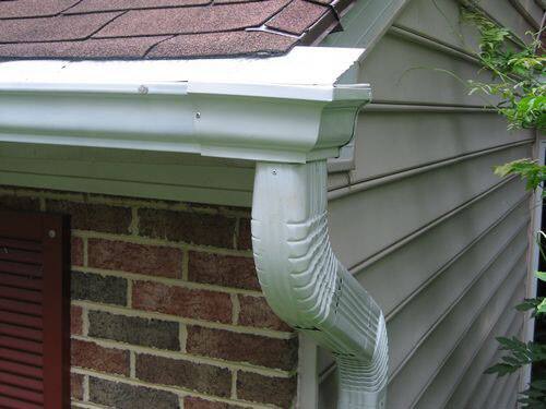 Euramax Aluminum Downspout B Elbow, 2 x 3-in, White