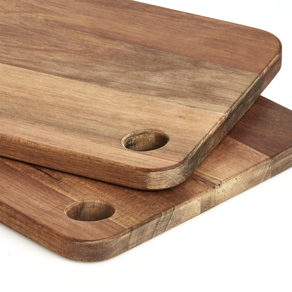 Herdabdeck-/Schneideplatte, Holz, natur