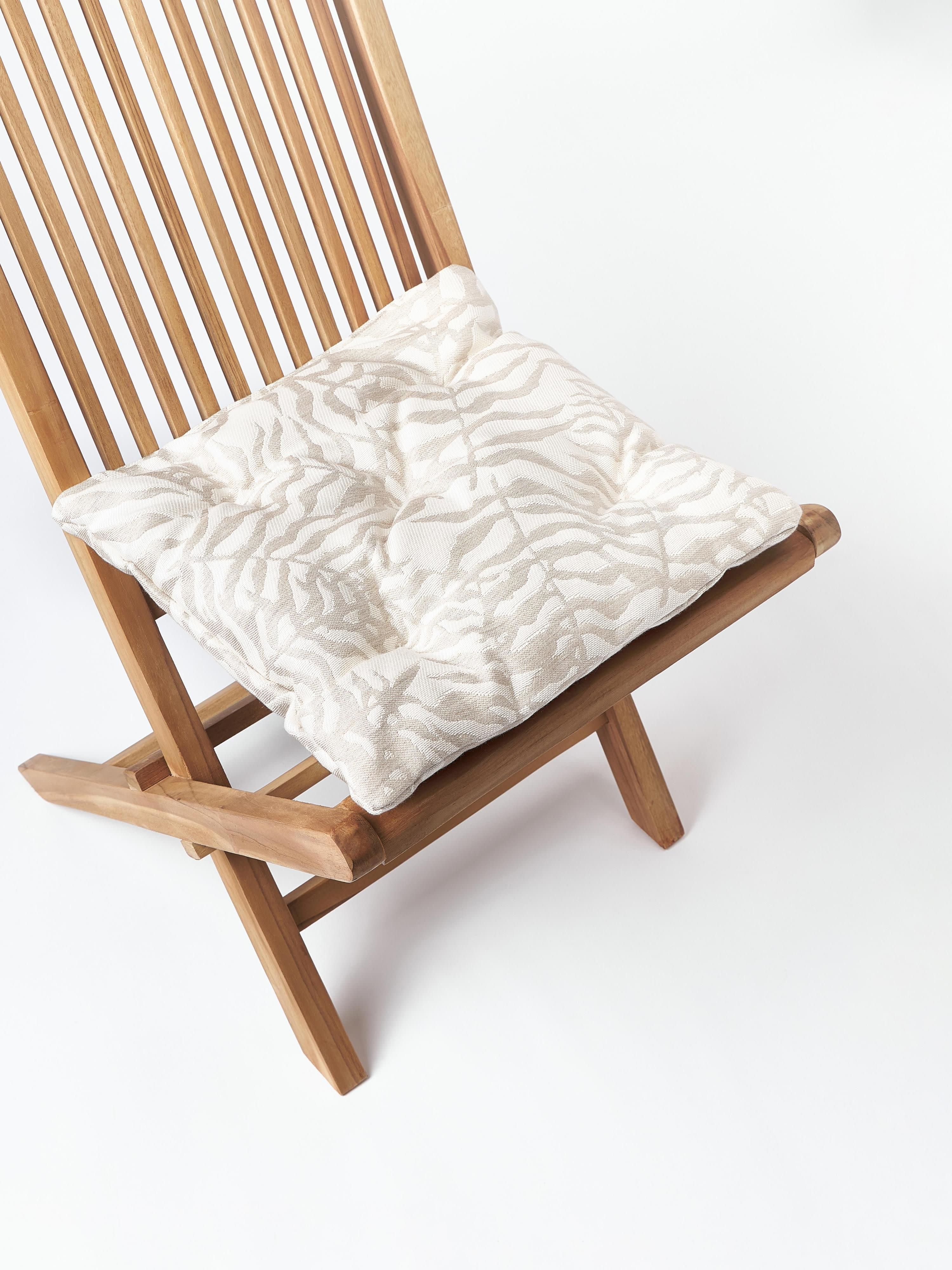 Outdoor-Sitzkissen Ortun mit Jacquard-Muster