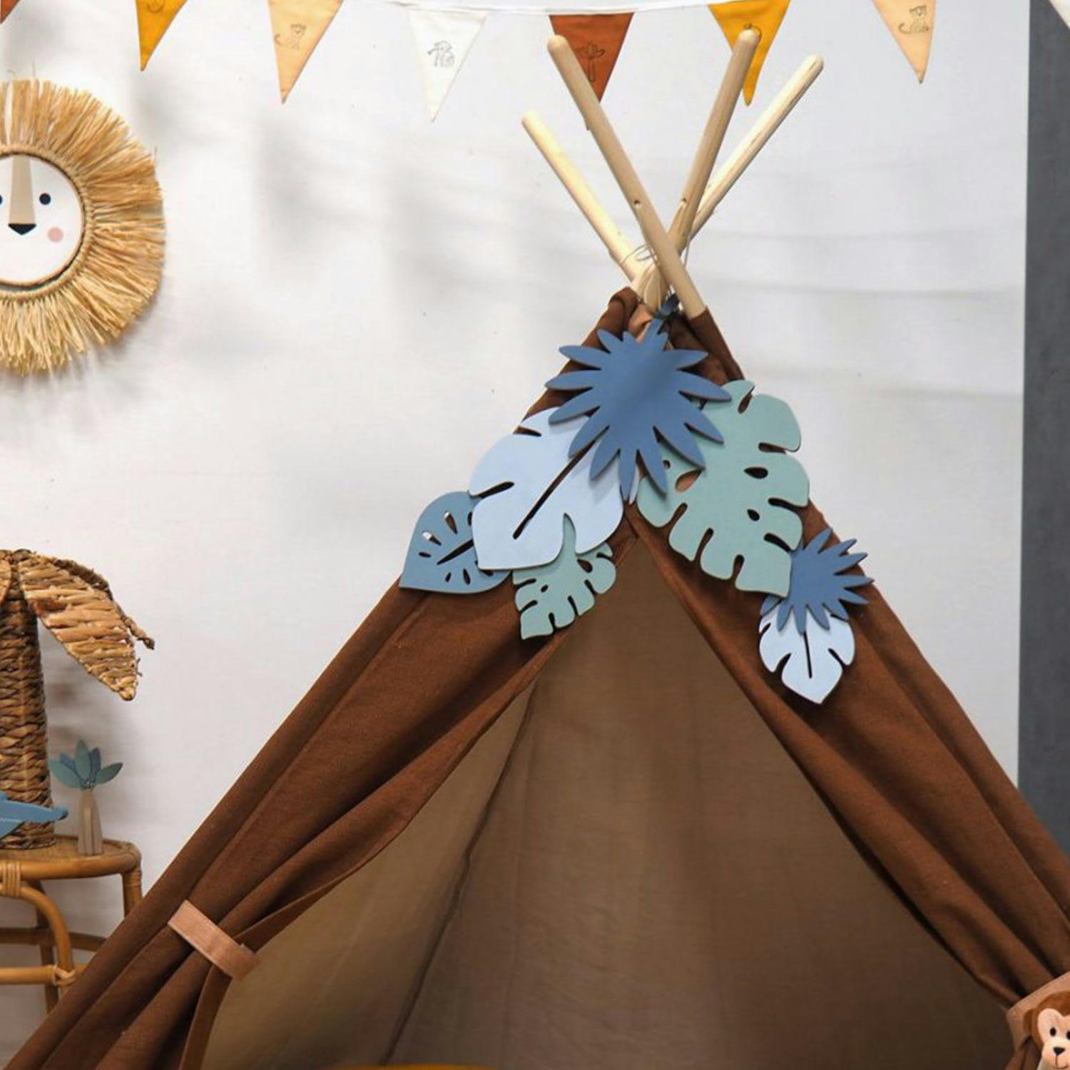- Feuille de monster en bois MDF 25 cm