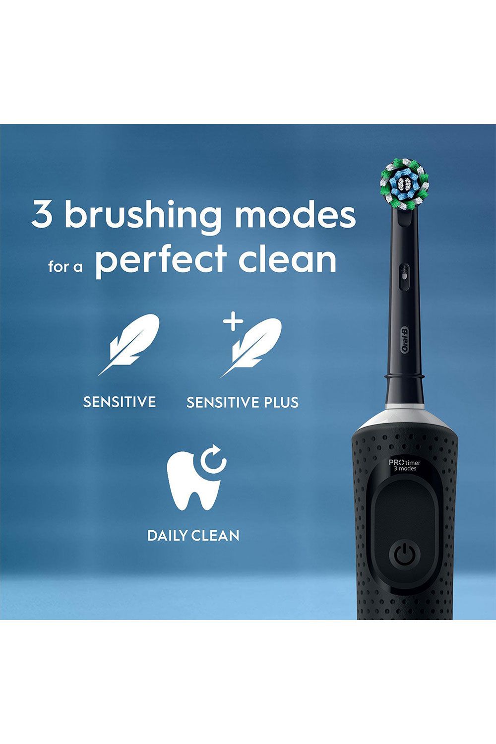 Oral B Vitality Pro Rechargeable Electric Toothbrush with 1 Brush Head, Black
