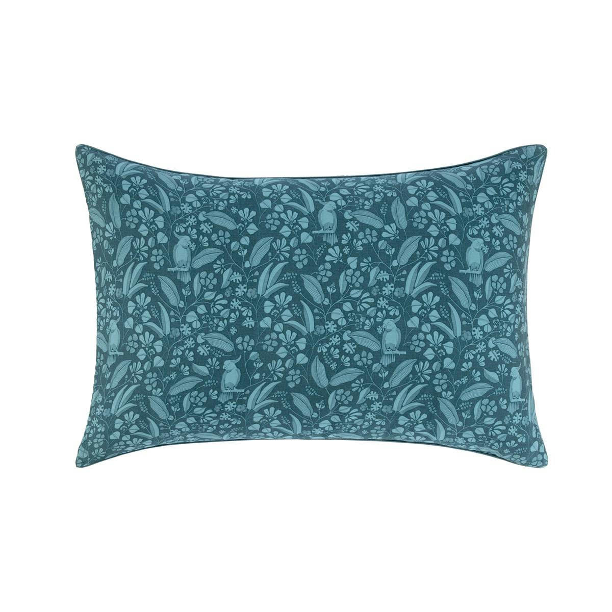 BELCANTO - Taie d'oreiller en satin de coton lavé multicouleurs 50 x 75 cm