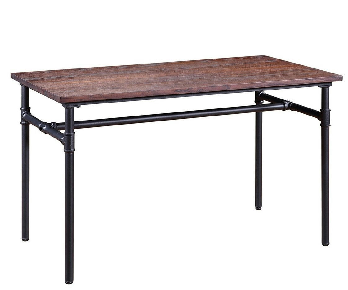 TUBES - Table de repas bois et acier