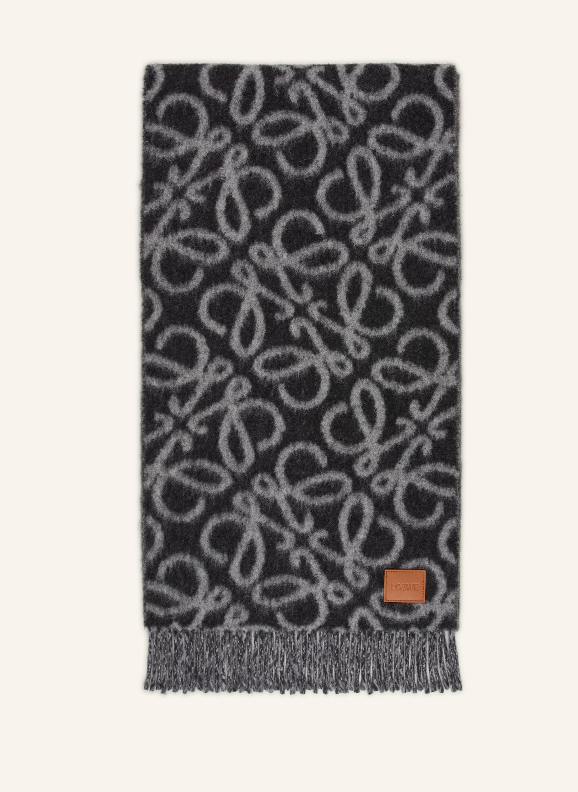 LOEWE Schal ANAGRAM mit Alpaka
