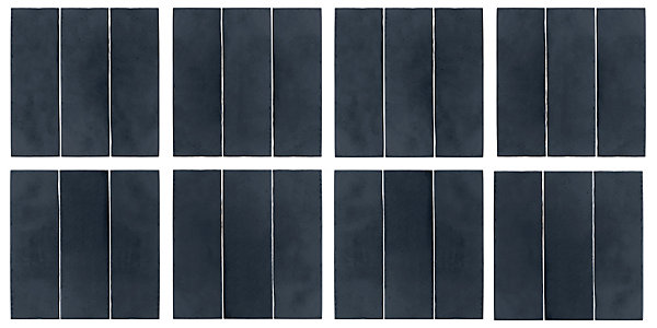 8 carreaux adhésifs décoratifs Vinyl Way 3D effet carreau noir L.20 x L.20 cm x ep.1,3 mm Dada Art