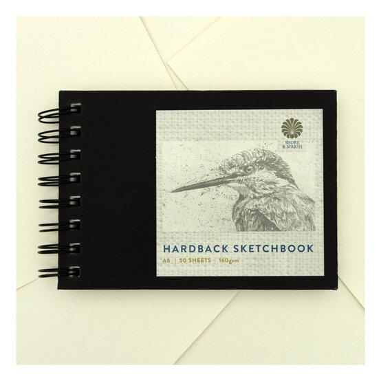 Shore & Marsh Landscape Hardback Sketchbook A6 50 Sheets