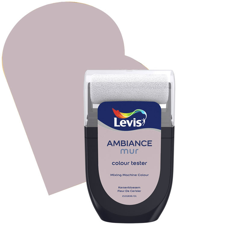 Testeur peinture pour murs Ambiance fleur de cerisier 0,03 L LEVIS
