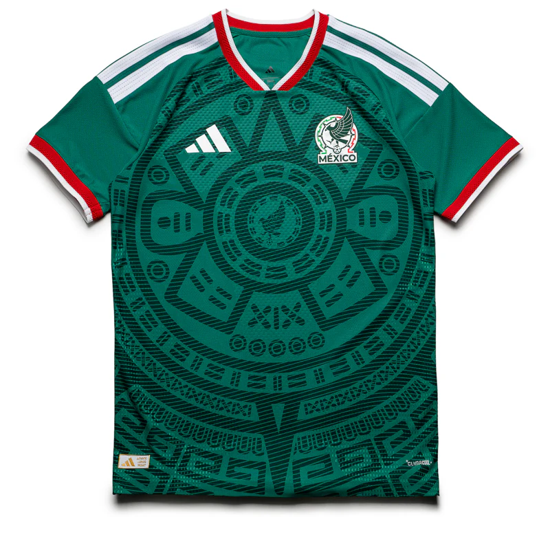 Adidas Mexico 26 Home Authentic Jersey - Bold Green
