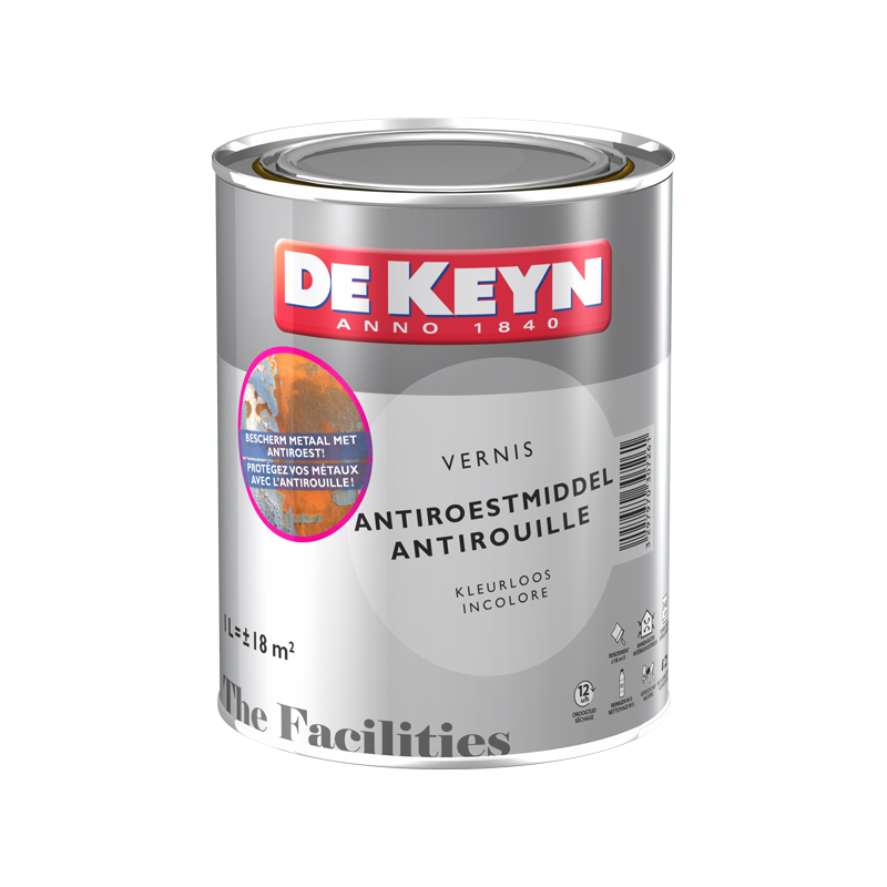 Antirouille incolore 1 L DE KEYN
