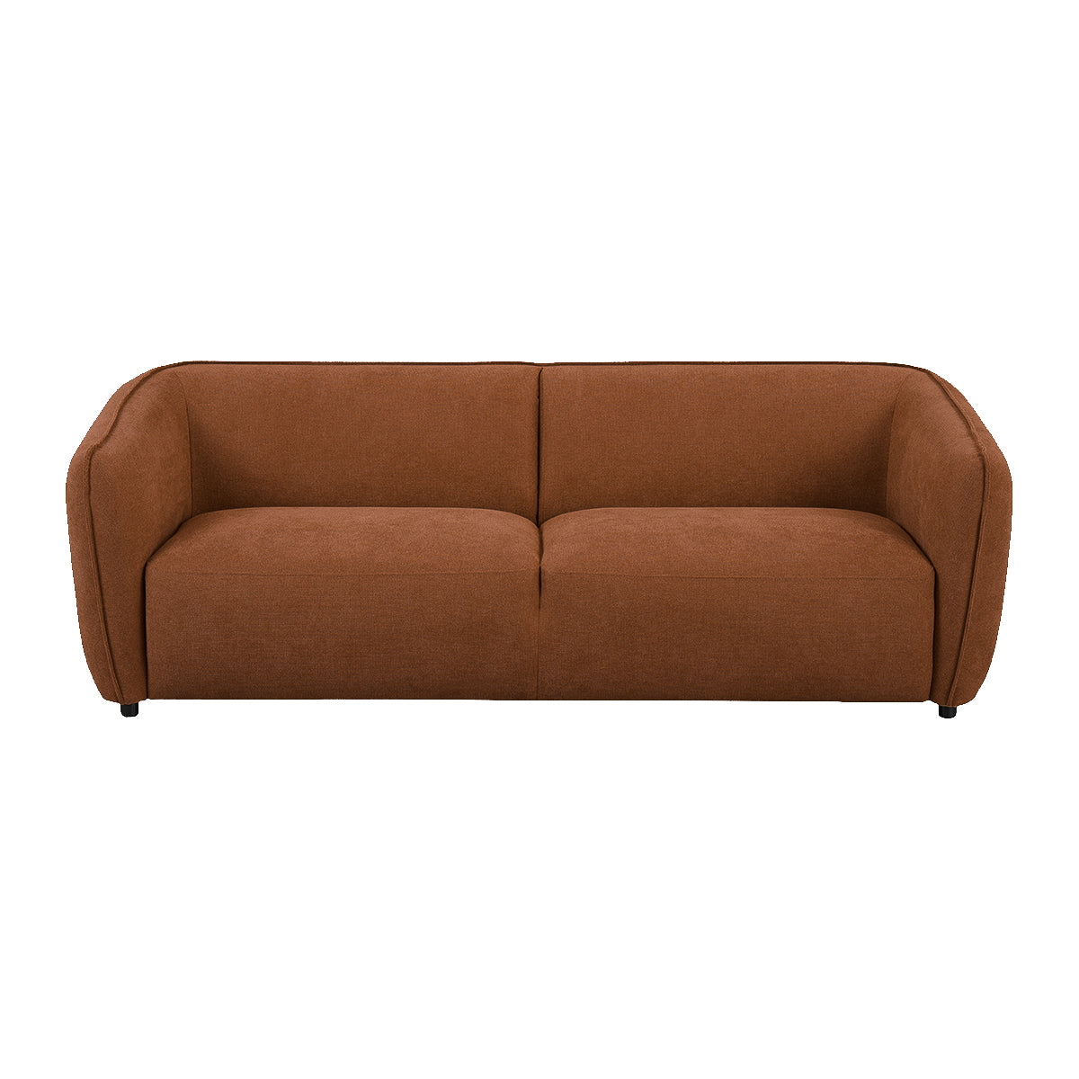 by fonQ Soft 3-zitsbank - Micro Chenille - Terra