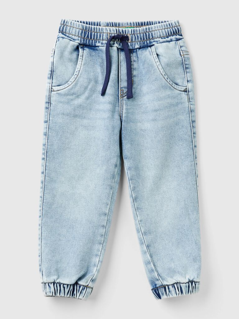 Denim joggers