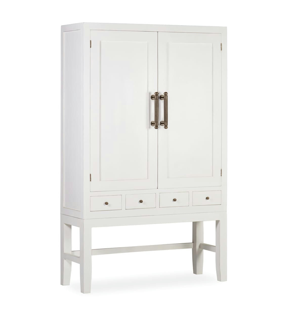 EVEREST - Buffet en bois de mindi blanc L110