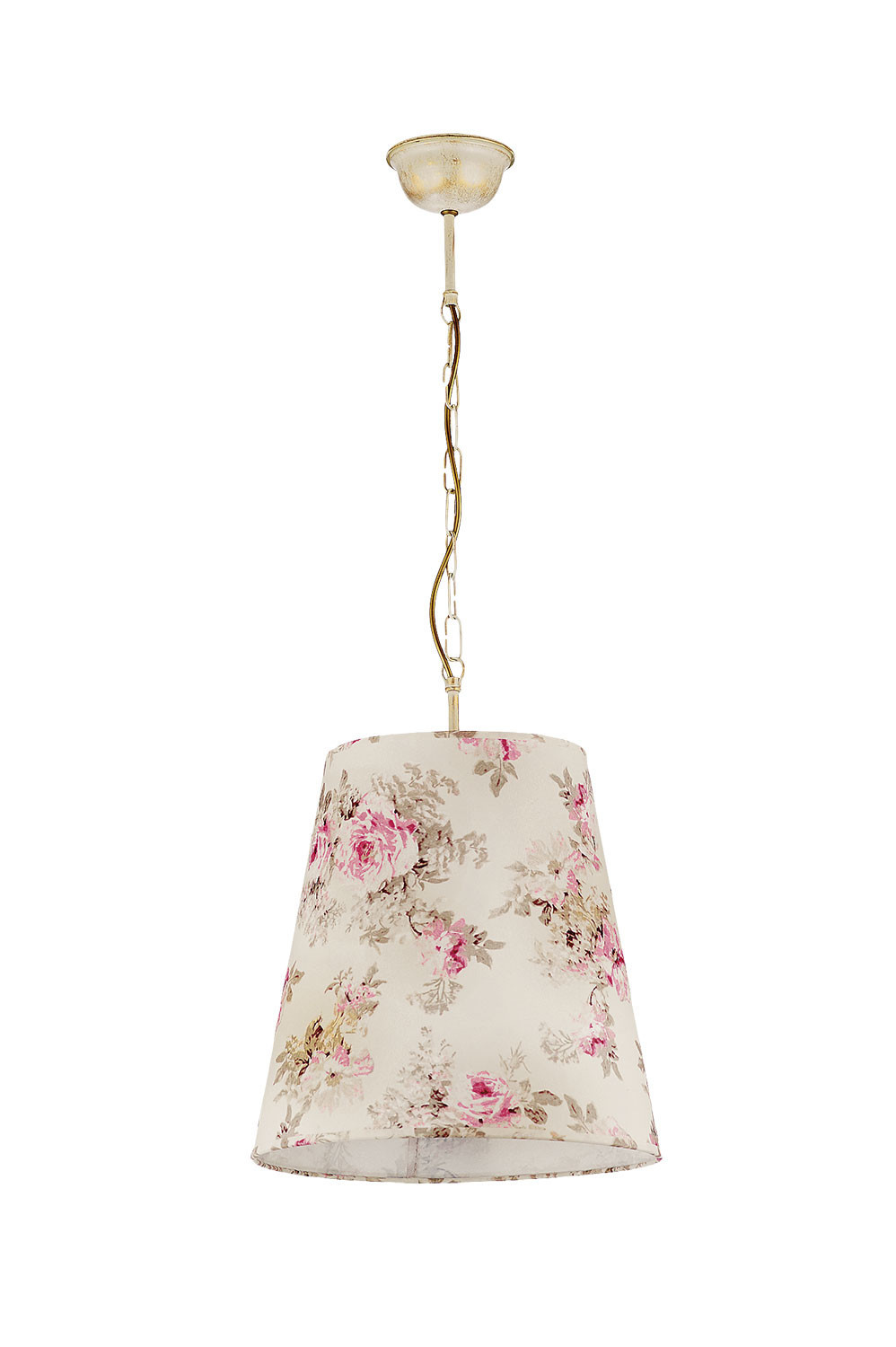 Lampa sufitowa SARAecru-różowa 1xE27x15W IP20 Jupiter