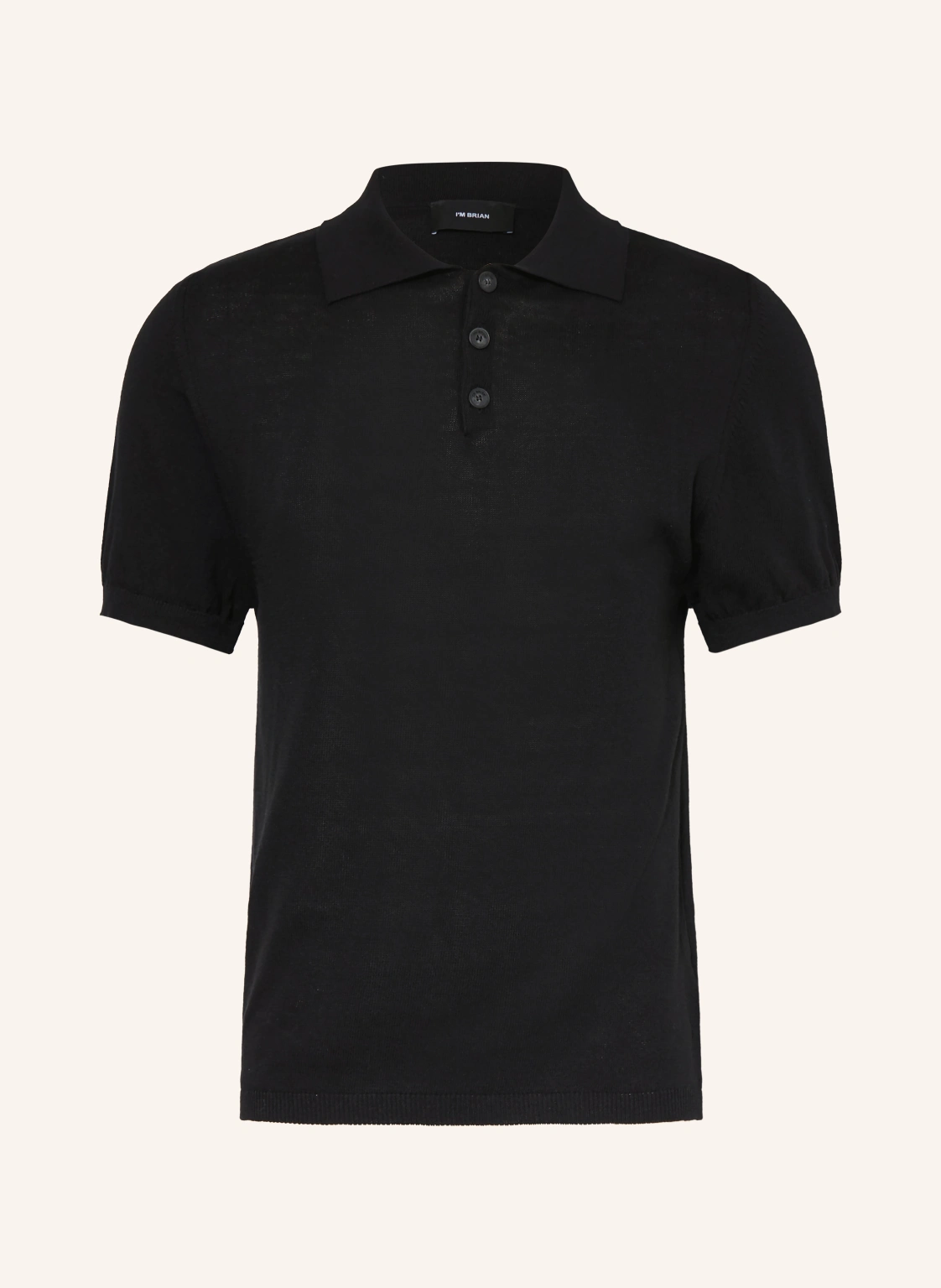 I'M BRIAN Strick-Poloshirt