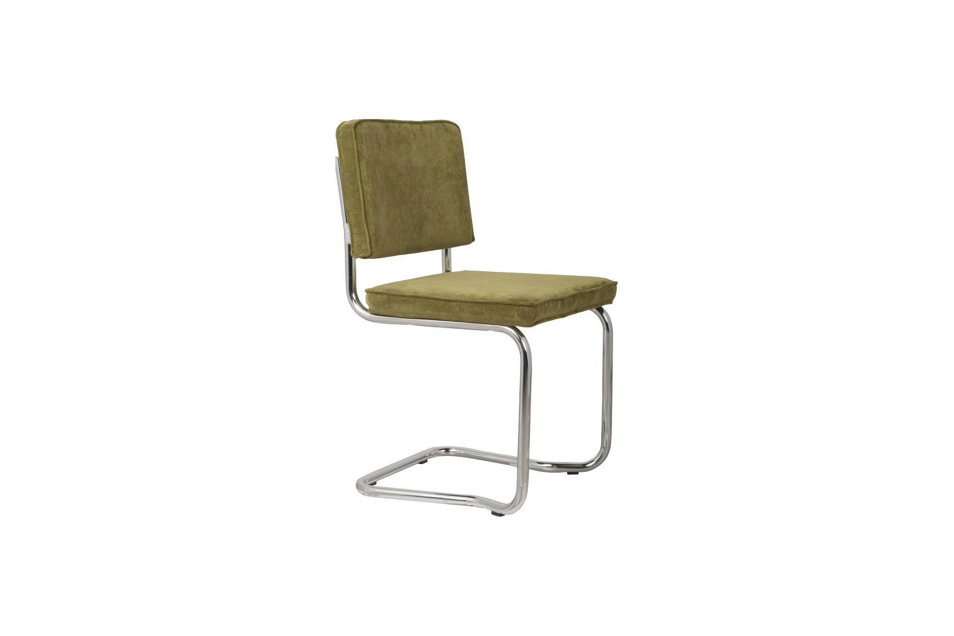- Chaise en tissue vert