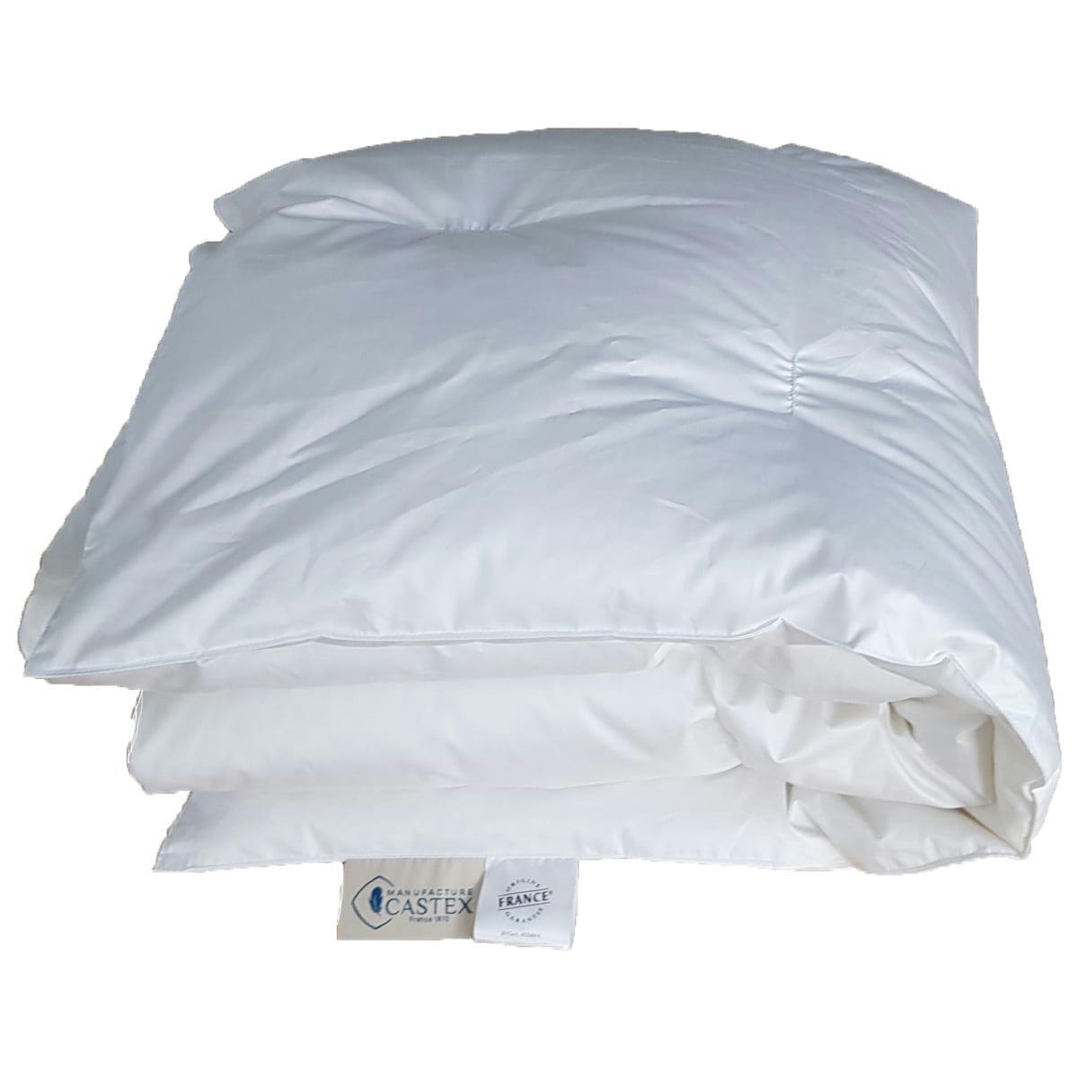BÉBÉ - Couette naturelle durable en duvet et coton bio 80x120 cm