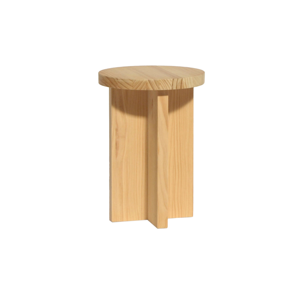 Naan Furniture Kruk Denia - Gelakt massief grenen - 30 x 42 cm