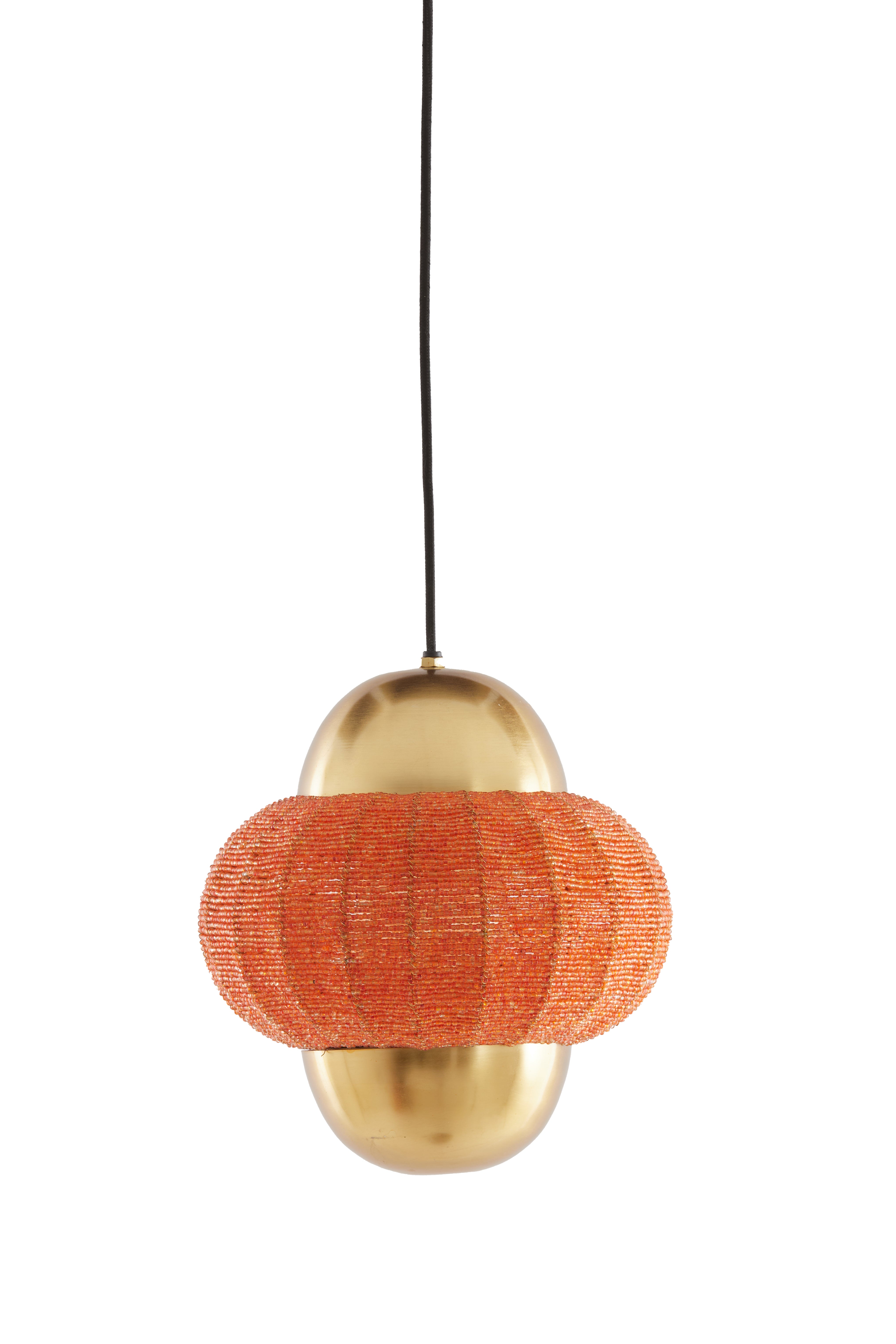 Light & Living hanglamp CETARA - oranje - Ø26x28cm