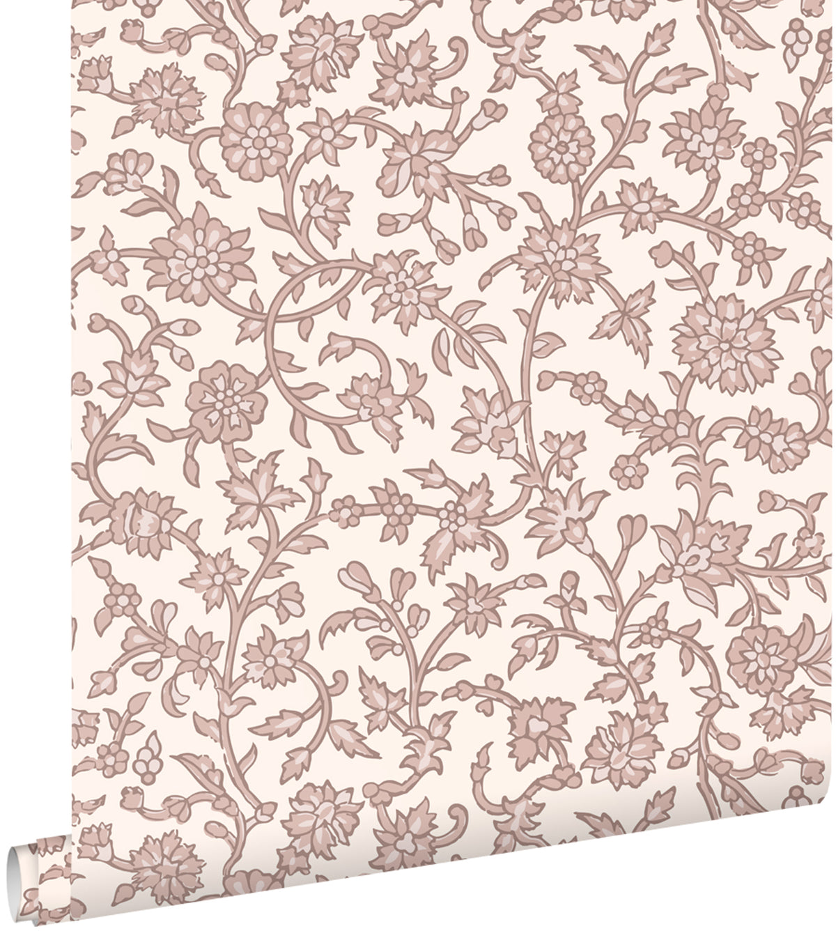 ESTAhome behang vintage bloemen paars - 50 x 900 cm - 131522