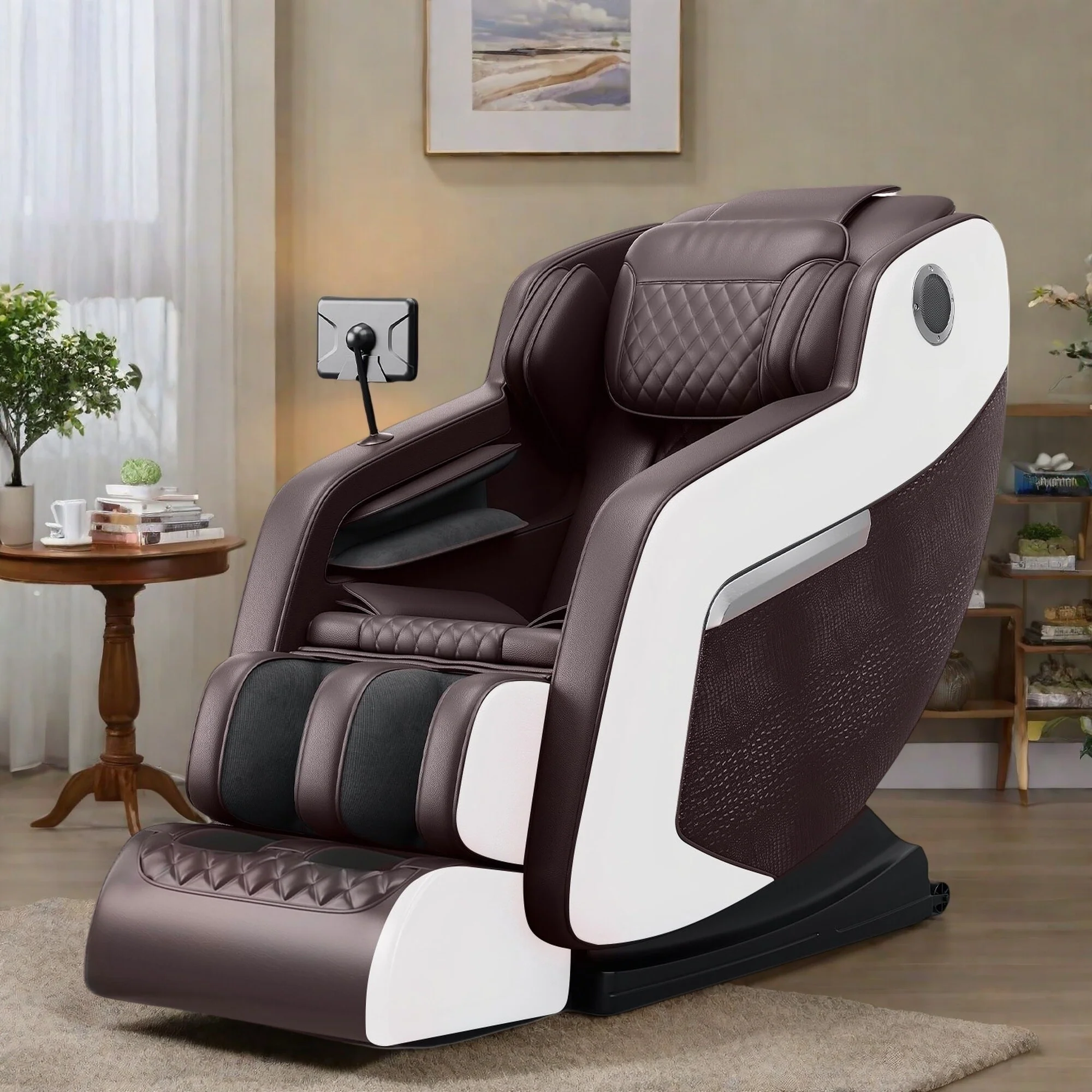 Body Massage Chair with Zero Gravity, 20 Airbags, Heat, LCD Remote, 8 Rollers, 5 Massage Modes and Techniques