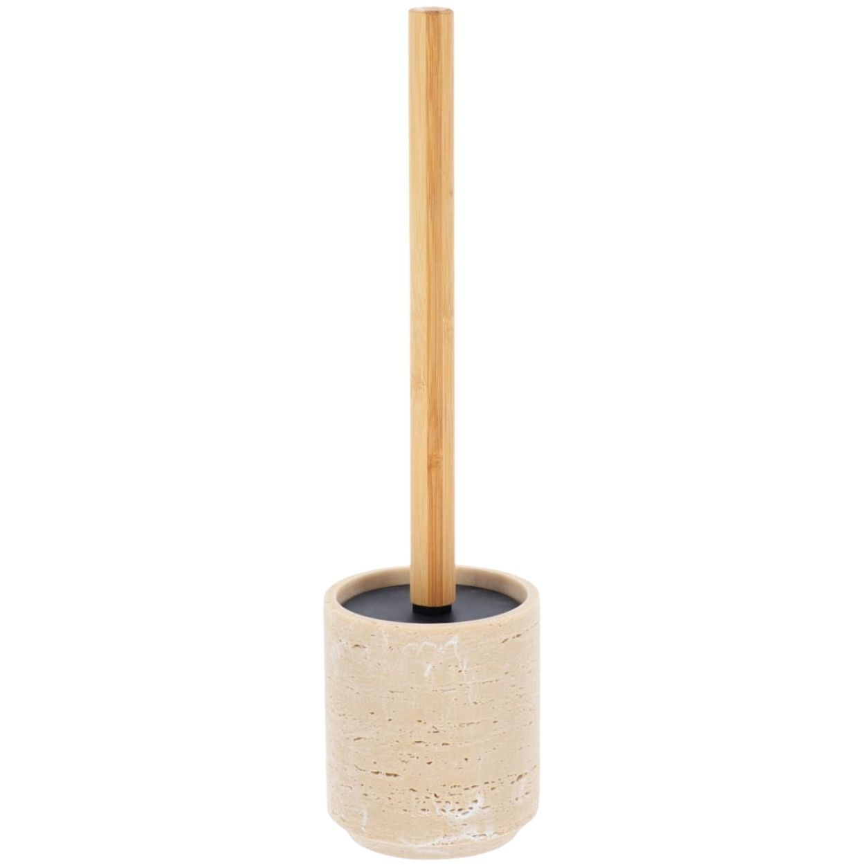 Szczotka toaletowa Arva trawertyn beżowa 36.2 cm