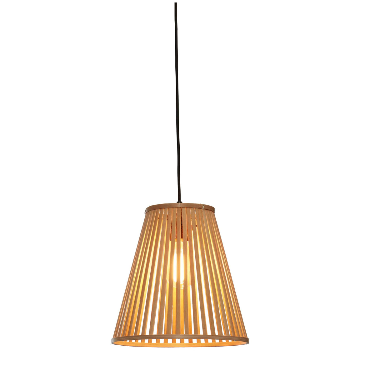 GOOD&MOJO hanglamp Merapi - bruin - Ø30cm