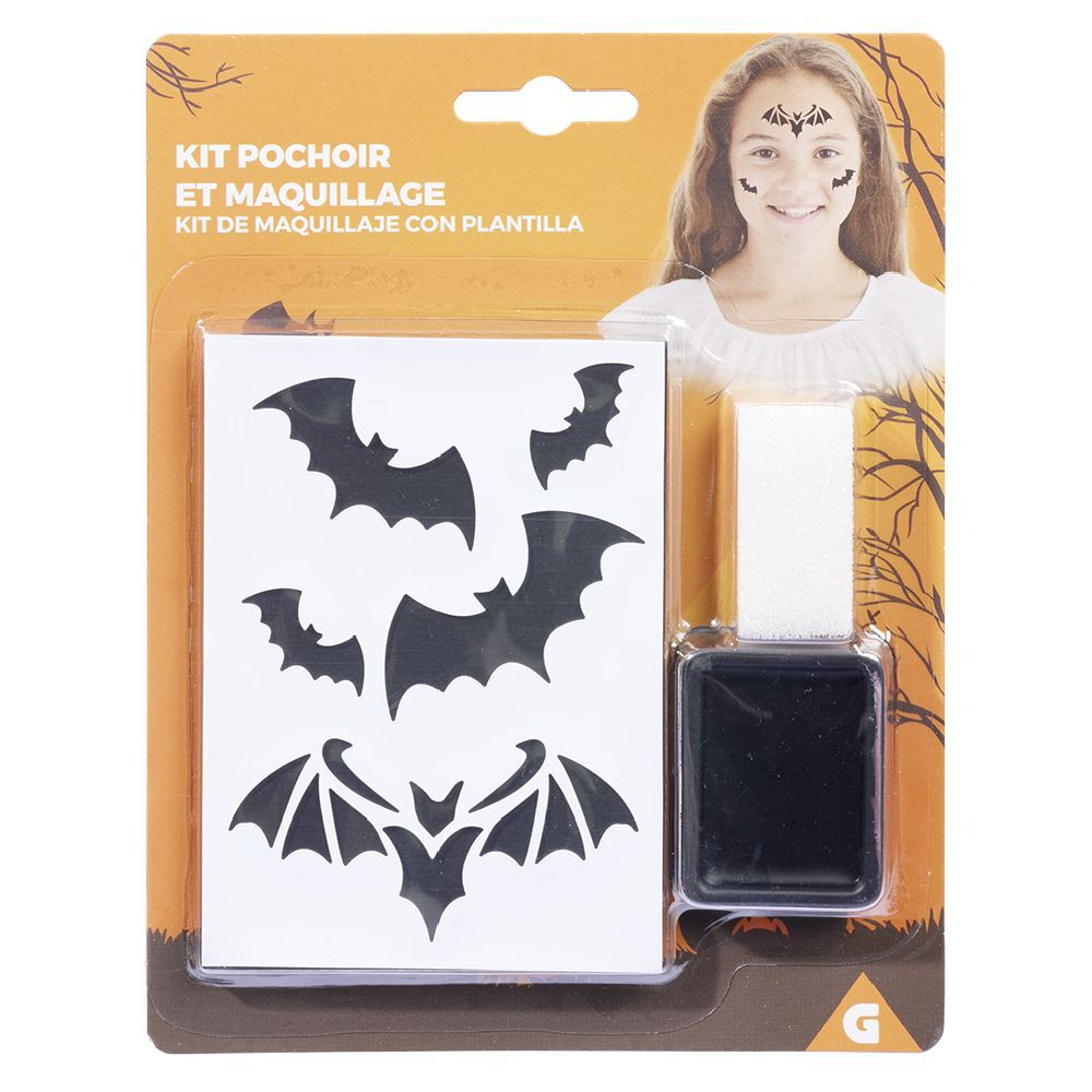 Pochoir à maquillage Halloween (2 modèles)