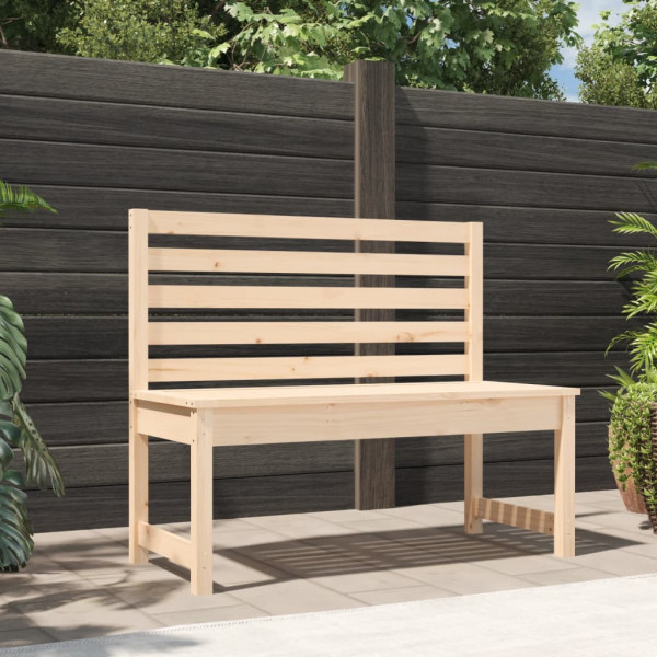 Ławka ogrodowa Brąz 109 x 48 x 91.5 cm Drewno sosnowe vidaXL