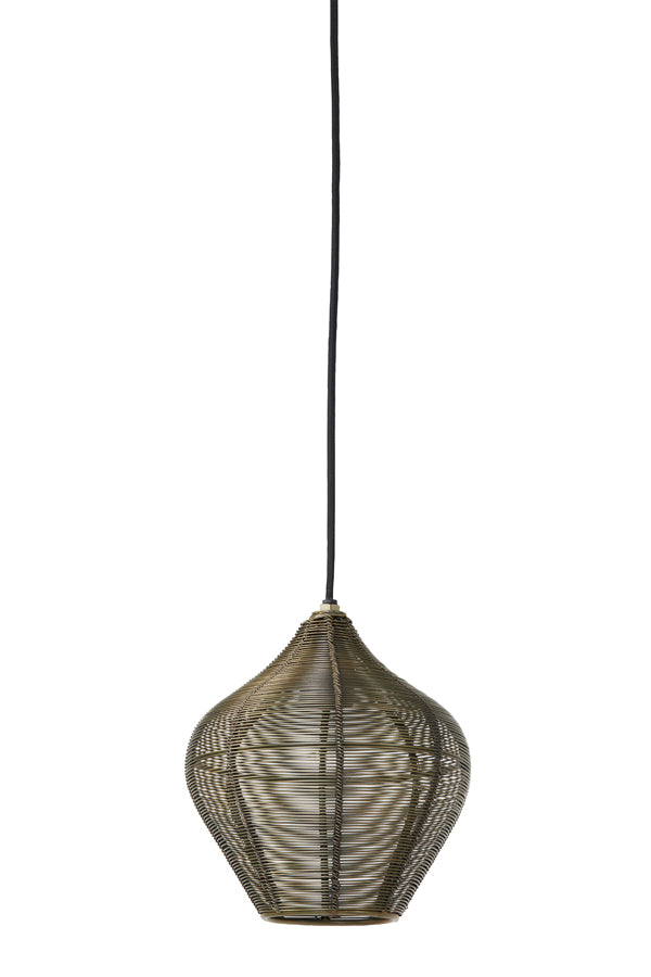 Light & Living hanglamp ALVARO - Ø20x22cm - brons