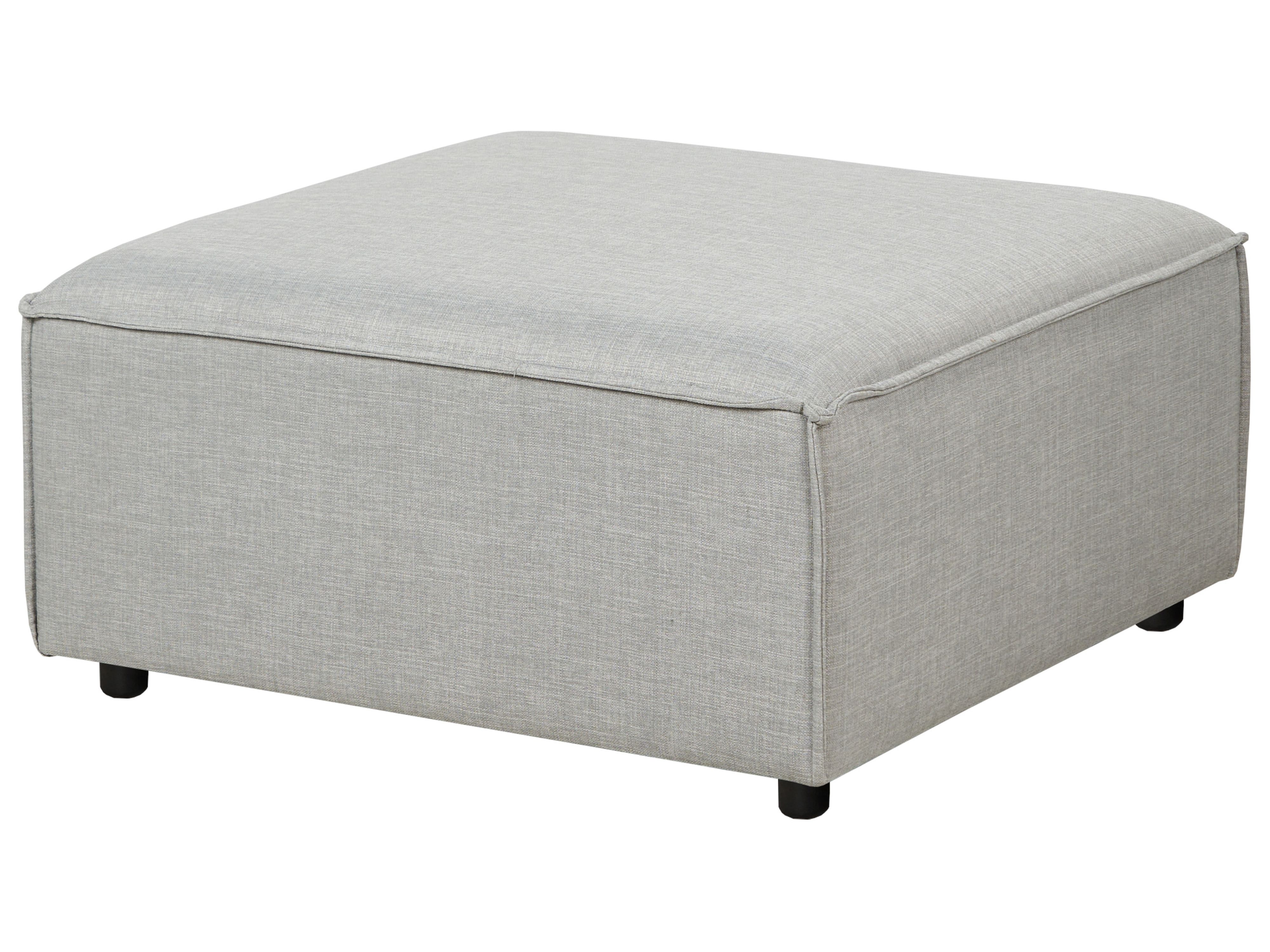 Ottoman ARDAL Fabric Light Grey