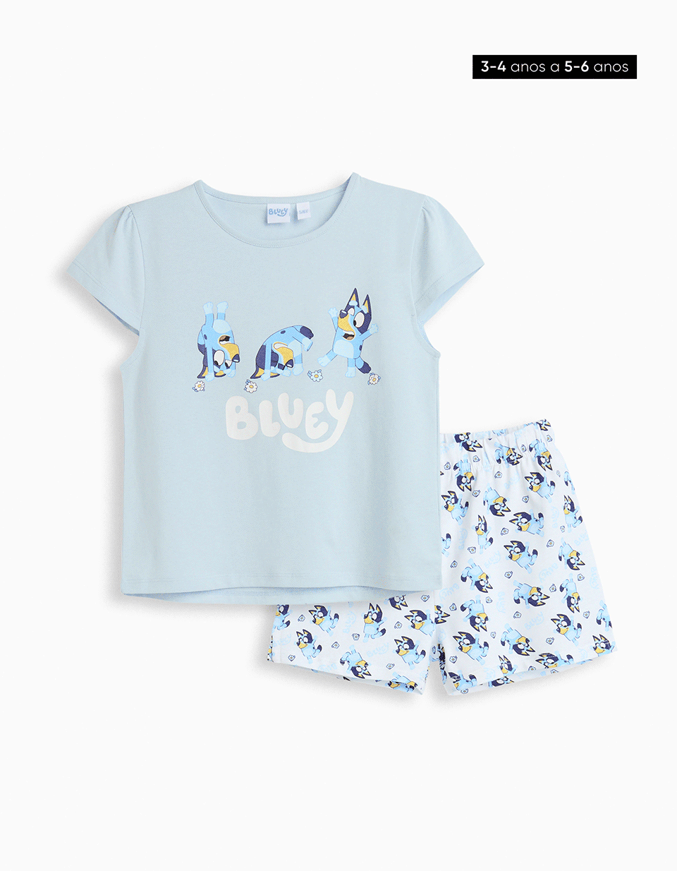 Pijama 'Bluey', Menina, Azul