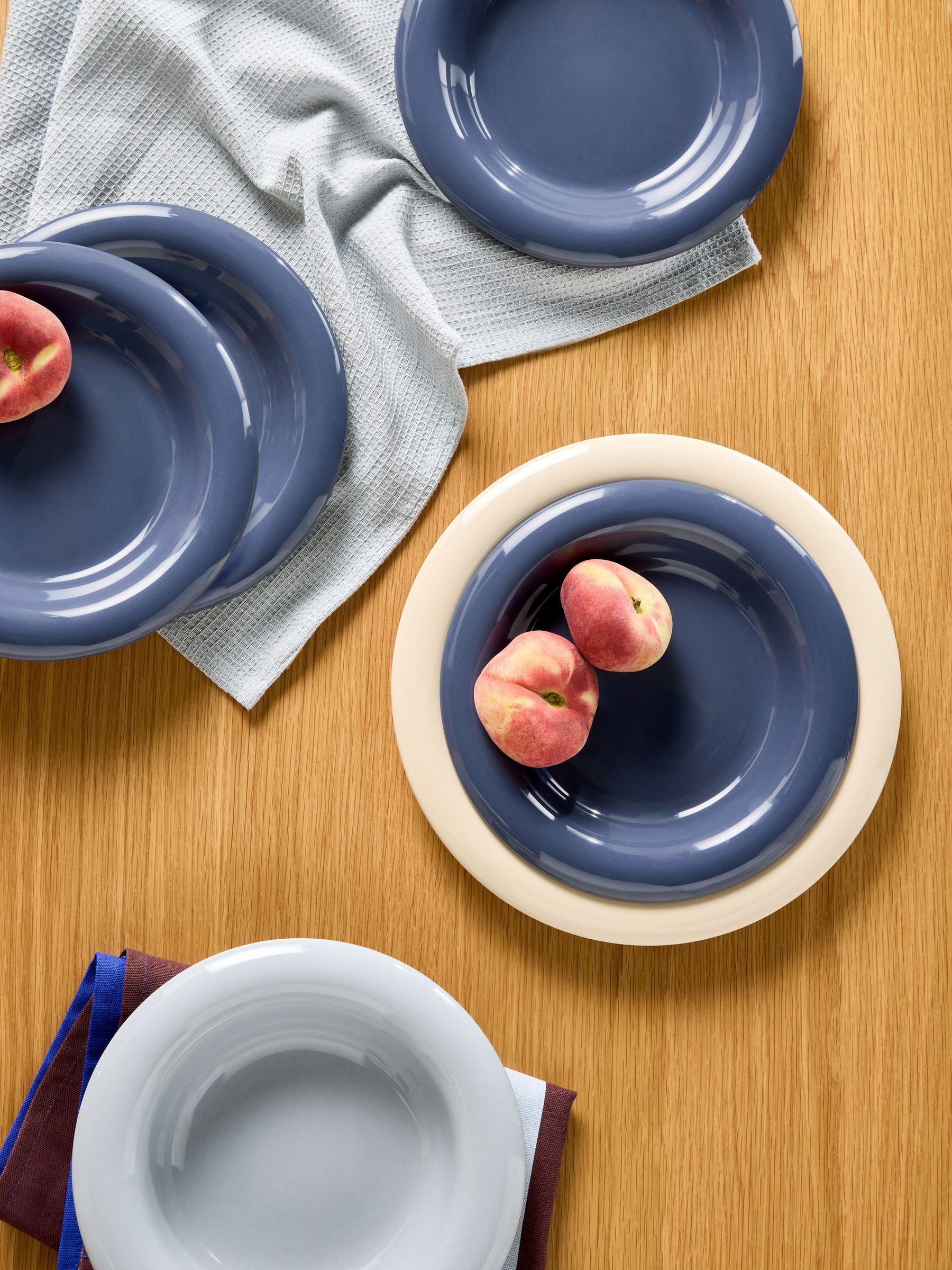 Set of 4 Quell Side Plates in Blue