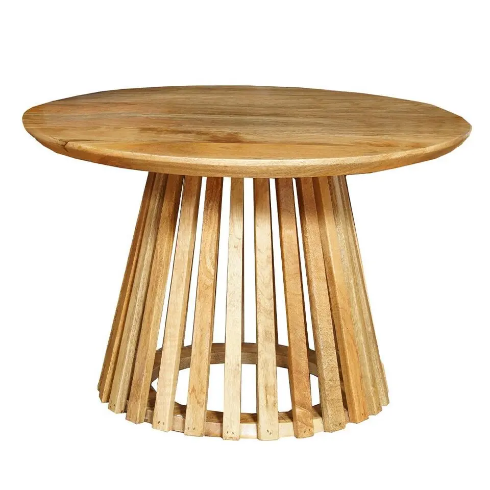 Mangohoutonline - Salontafel Ravenna Large Rechthoekig - Bruin - Mahom